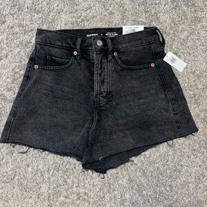 Old navy black jean shorts